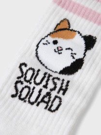 NAME IT Tennis Strømper Momsa Squish Bright White Cameo Pink